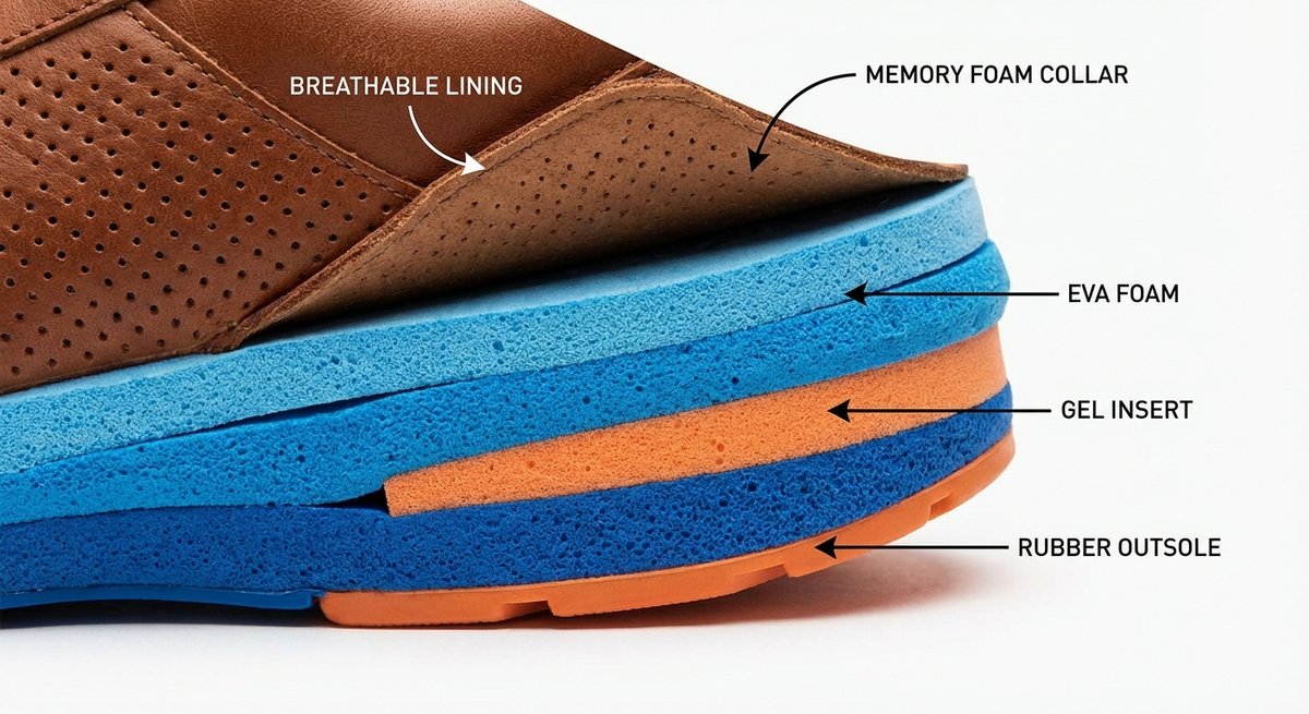 Struttura suola High Soft Ara a tre strati